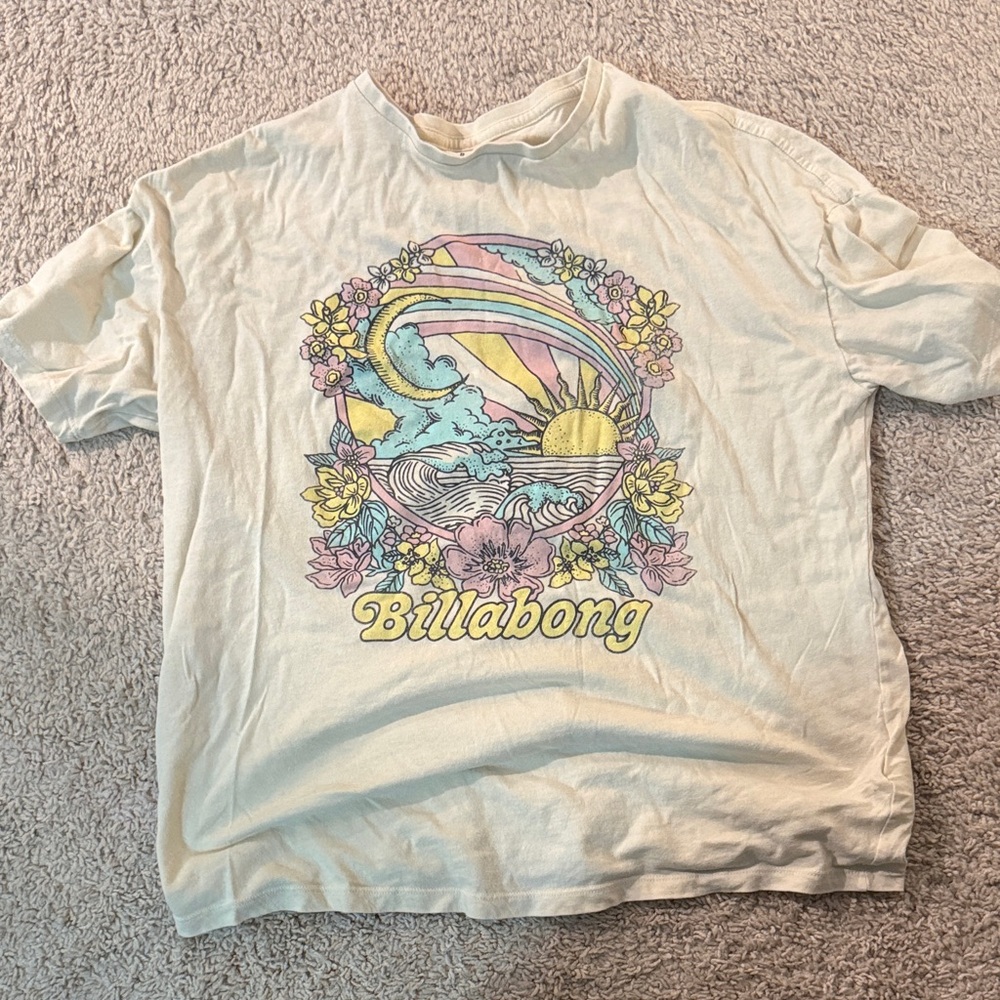 Billabong Women’s Graphic T-Shirt - Cream